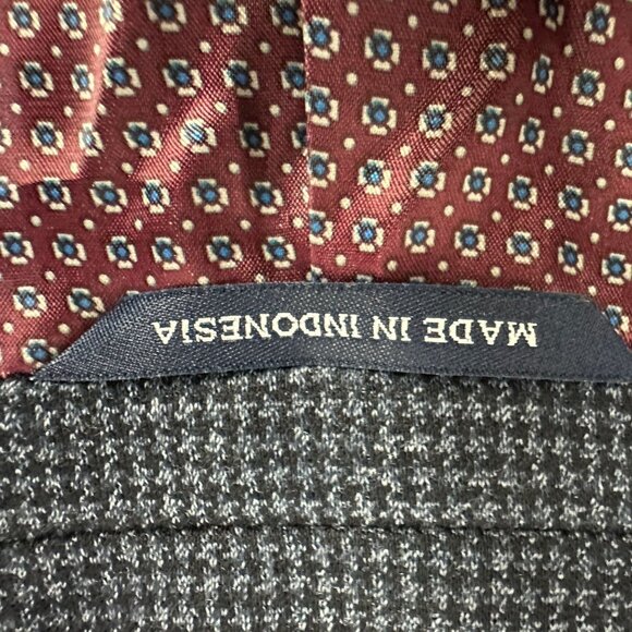 Polo Ralph Lauren Mens Gray Houndstooth Wool-Blend Blazer 46R - Picture 4 of 6